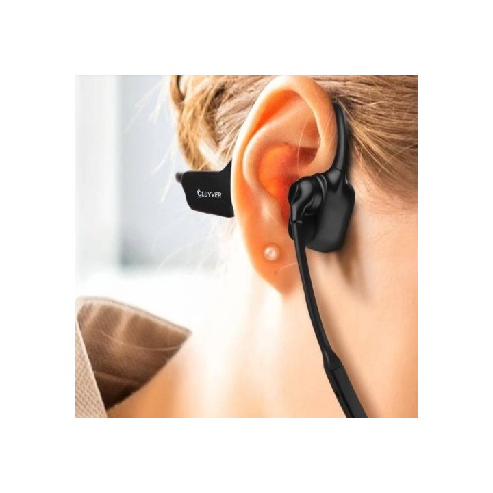 CLEYVER OPEN EAR UC AURÍCULARES BLUETOOTH Y USB DE CONDUCCIÓN ÓSEA