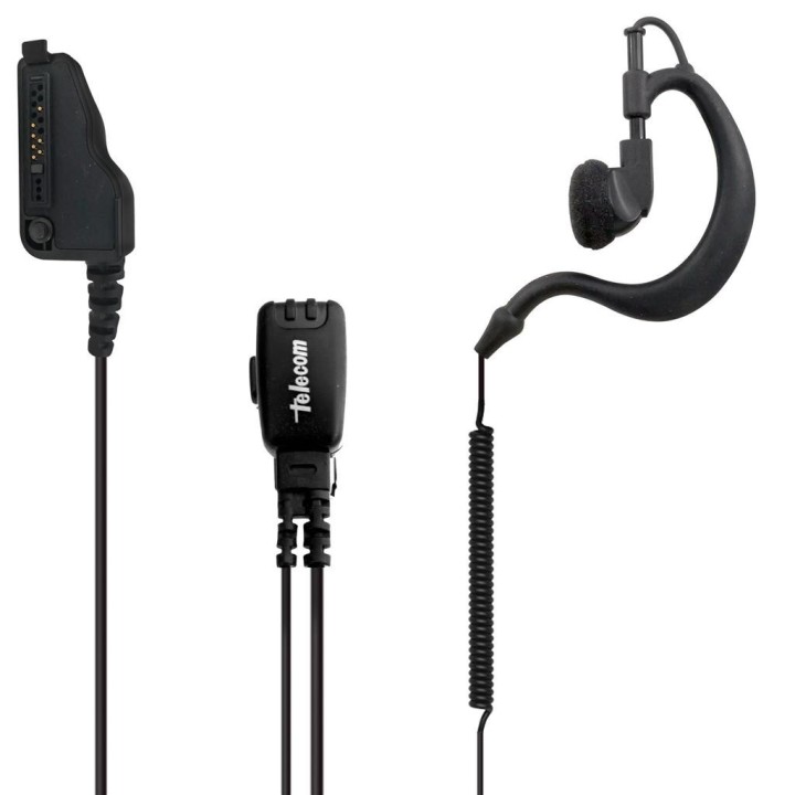 PY-29TK3140R - MICRO-AURICULAR ERGONÓMICO PARA KENWOOD CON CONECTOR MULTI-PIN.