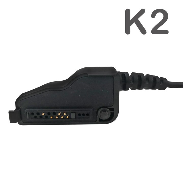 PY-29TK3140R - Micro-auricular ergonómico para KENWOOD con conector multi-Pin.