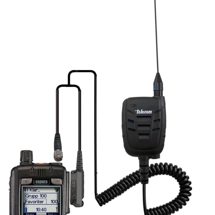 JD900XE/STP8000 Microaltavoz para SEPURA STP8000 con conexión de antena