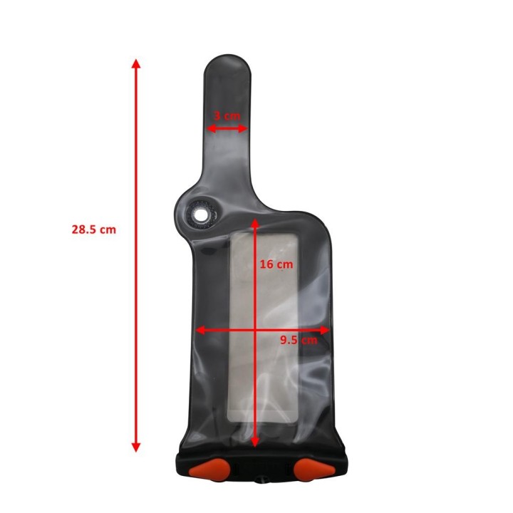 AQ-208 Funda estanca pequeña para walkies. IPX8.
