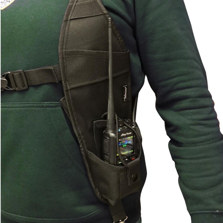 FA-ZNH-U100 Arnés trabajo para 2 walkies y sus microfónos