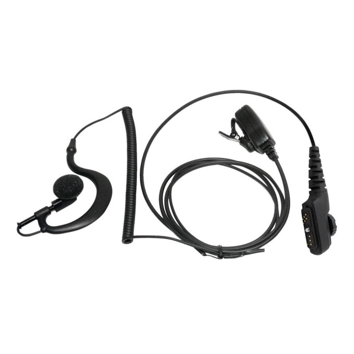 Micro-auricular con PTT de solapa para EADS THR9 / THR9i