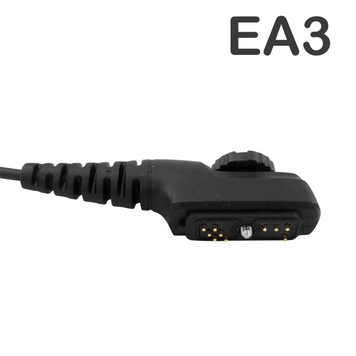 Micro-auricular con PTT de solapa para EADS THR9 / THR9i