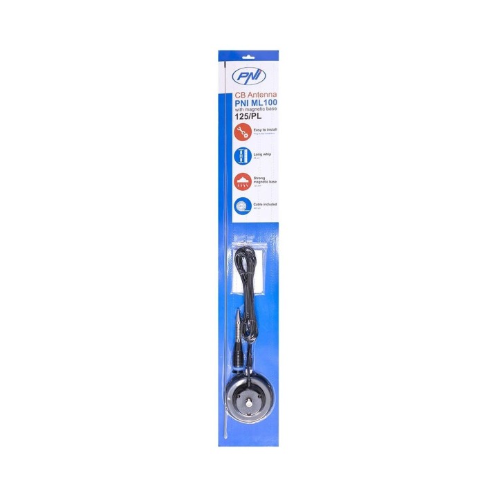 PNI ML-100 ANTENA MÓVIL CB CON BASE MAGNÉTICA