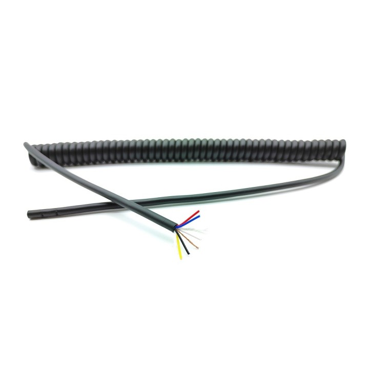 CABLE DE MICRÓFONO RIZADO C6 CABLES PELADOS