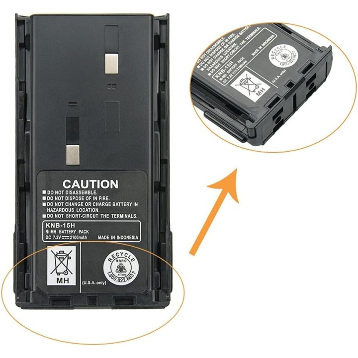 Batería KENWOOD KNB-15H  Original 1800 mAh