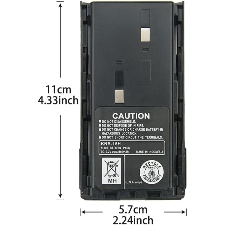 Batería KENWOOD KNB-15H  Original 1800 mAh