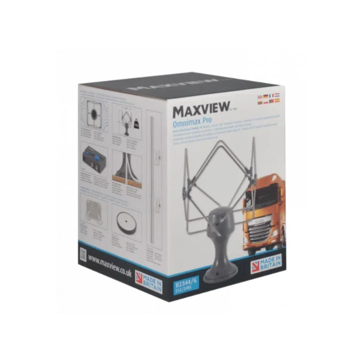 ANTENA MAXVIEW OMNIMAX PRO TRUCK 12/24V RADIO Y TELEVISIÓN