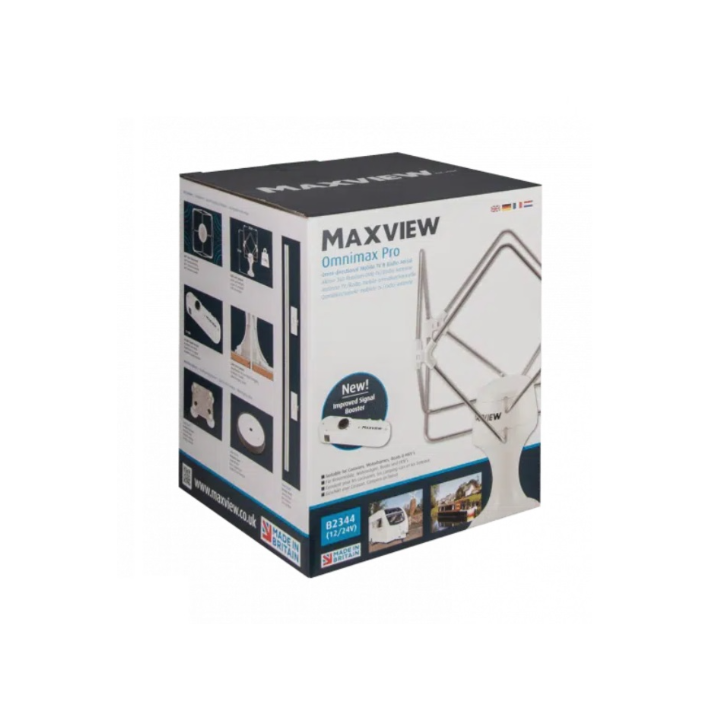 OMNIMAX PRO - ANTENA OMNIDIRECCIONAL PARA TV DIGITAL Y ANALÓGICA.