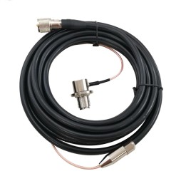 RC-5MB - Cable de 5 m. Base PL. acodada cable bajas perdidas.