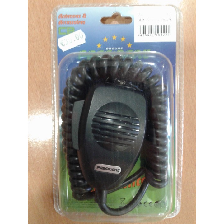 DNC520 U/D Micro de recambio emisoras PRESIDENT ORIGINAL DNC520UD  