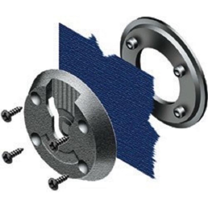 DOCK08 - Pinza click fast con tornillos uniforme.