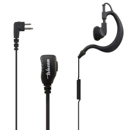 SARI-1303R Micro-auricular con PTT de solapa para MOTOROLA y TEAM.