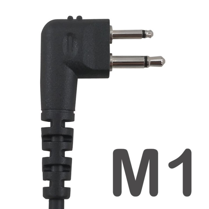SARI-1303R Micro-auricular con PTT de solapa para MOTOROLA y TEAM.