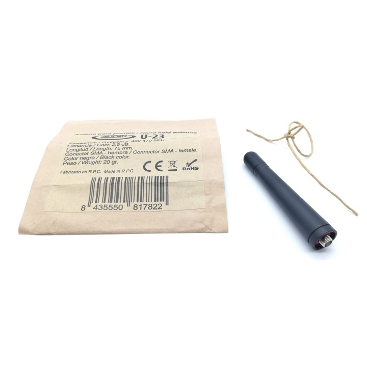 JETFON U-23 ANTENA CORTA WALKIES UHF
