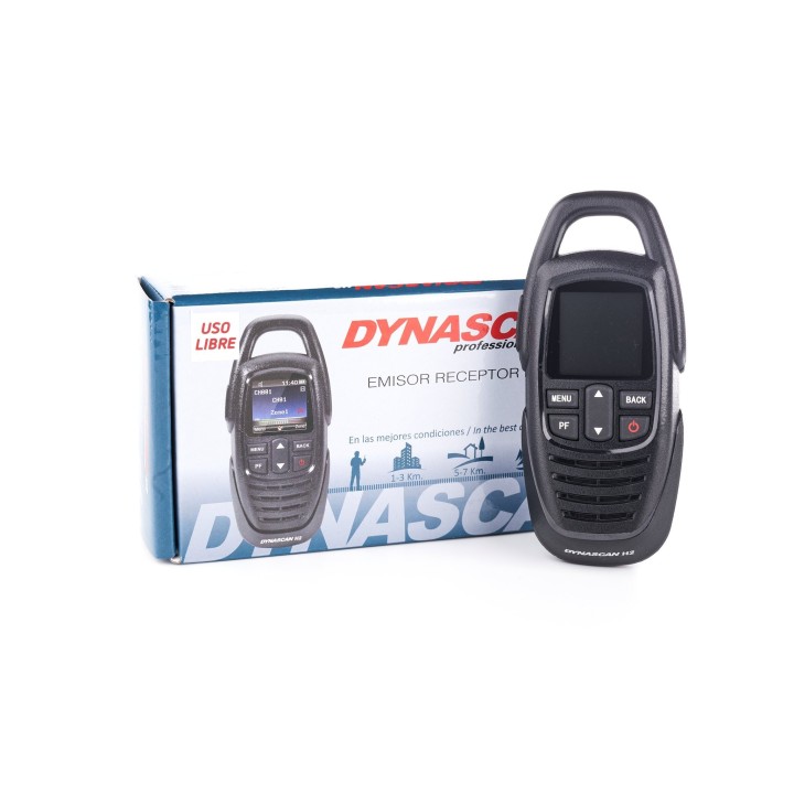 PACK DYNASCAN H2 WALKIE PMR-446 + FUNDA PROTECTORA