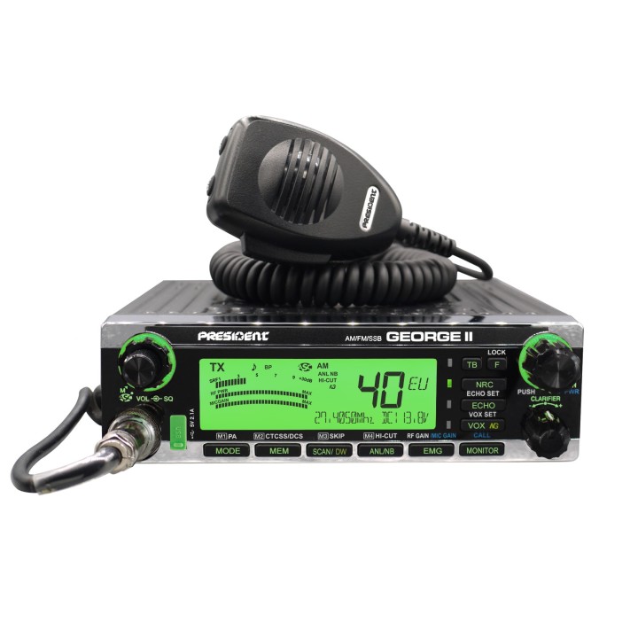 Emisora President GEORGE II  40 canales AM / FM / LSB / USB