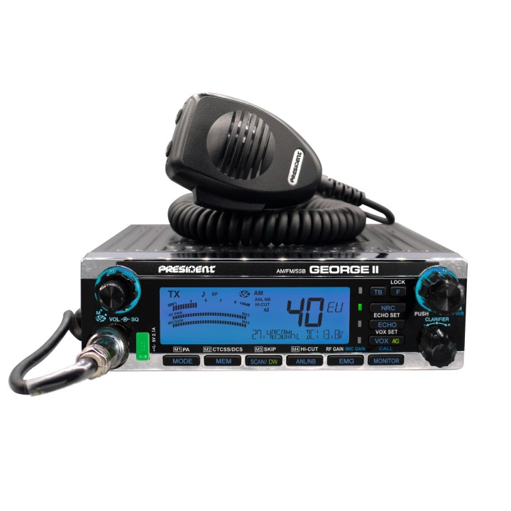 Emisora President GEORGE II  40 canales AM / FM / LSB / USB