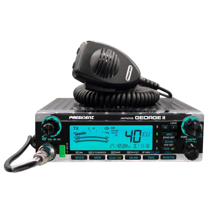 Emisora President GEORGE II  40 canales AM / FM / LSB / USB