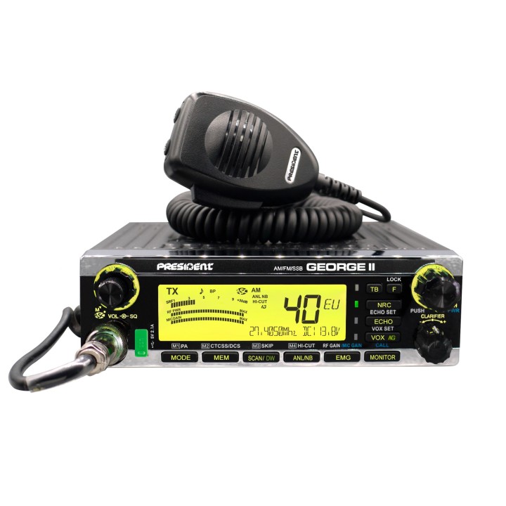 Emisora President GEORGE II  40 canales AM / FM / LSB / USB