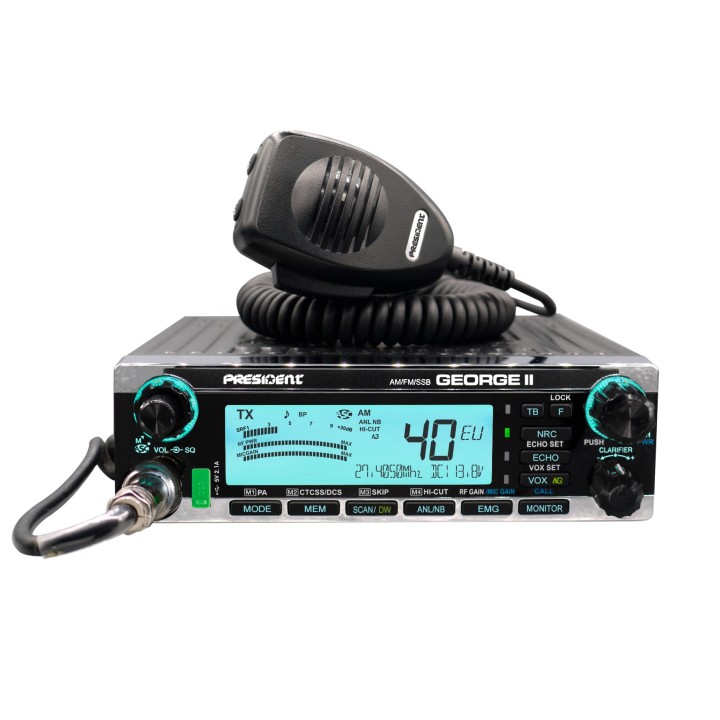 Emisora President GEORGE II  40 canales AM / FM / LSB / USB