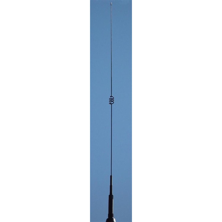 NR-770-HB - ANTENA MÓVIL PARA 144 MHZ. Y 430 MHZ., 0.99 M. BOBINA EN ESPIRAL. CROMADA EN NEGRO.