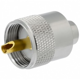 MT-4350 Conector PL macho roscar corto teflón con pin dorado para RG-58