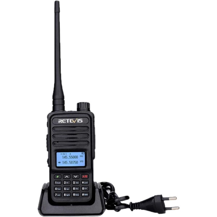 Retevis RT85 Walkie Talkie Doble Banda, Profesional Largo Alcance