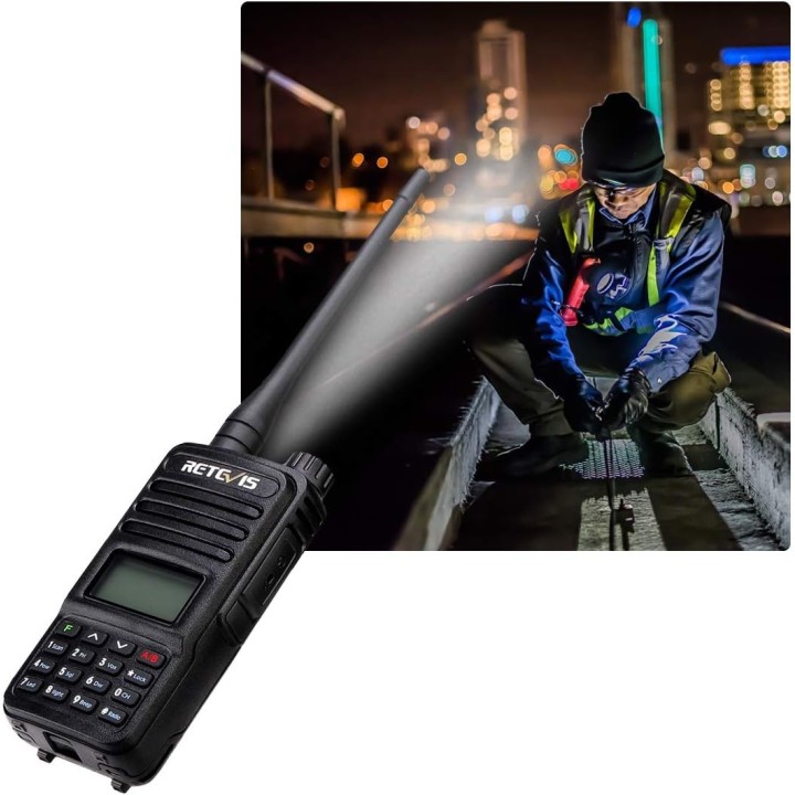 Retevis RT85 Walkie Talkie Doble Banda, Profesional Largo Alcance