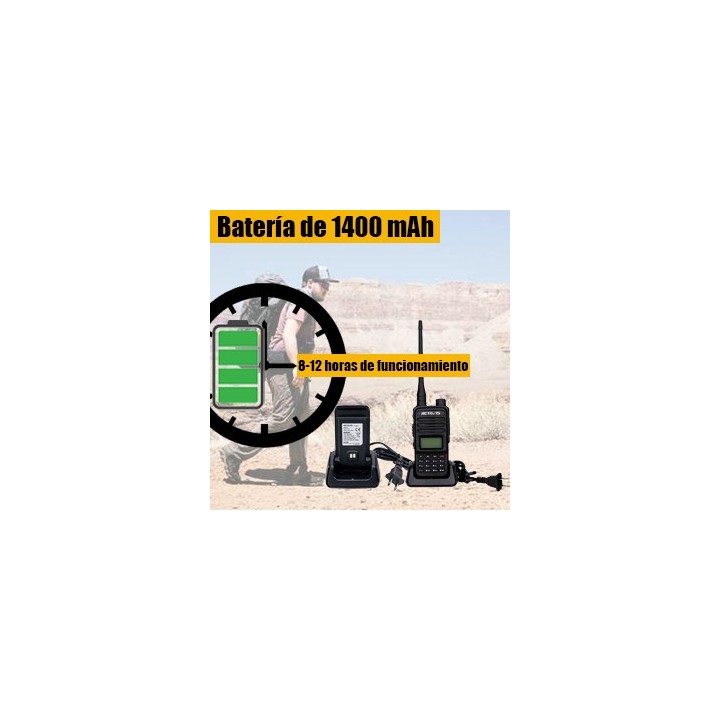 Retevis RT85 Walkie Talkie Doble Banda, Profesional Largo Alcance