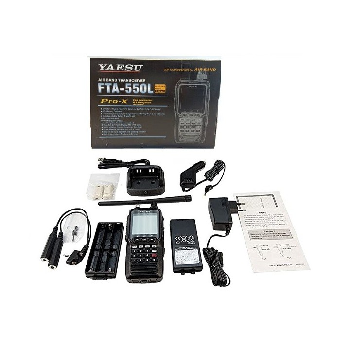 YAESU FTA-550L WALKIE BANDA AÉREA