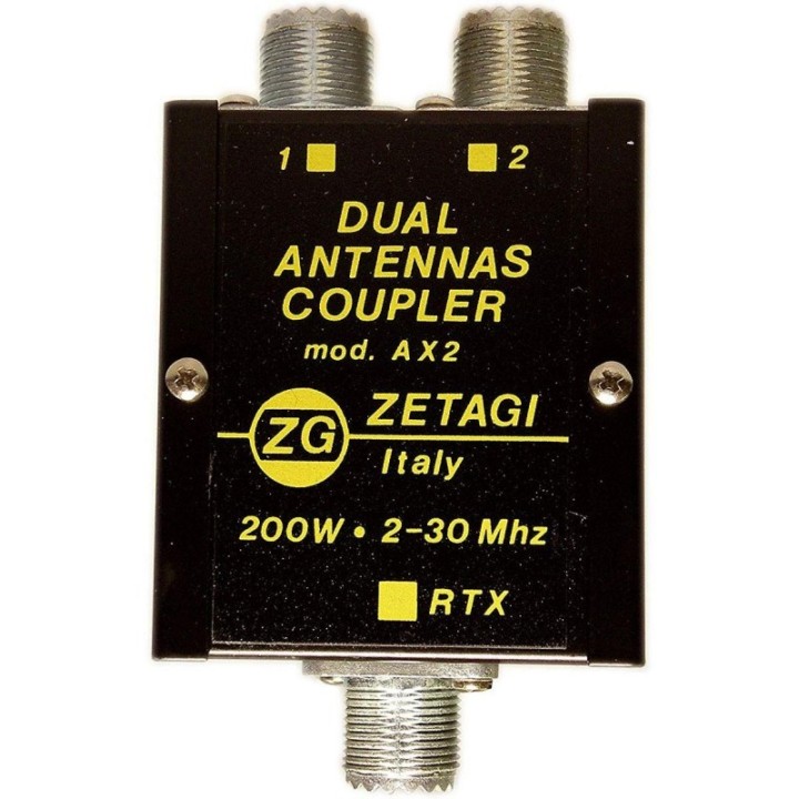 ZETAGI AX2 ACOPLADOR PARA ENFASAR DOS ANTENAS CB