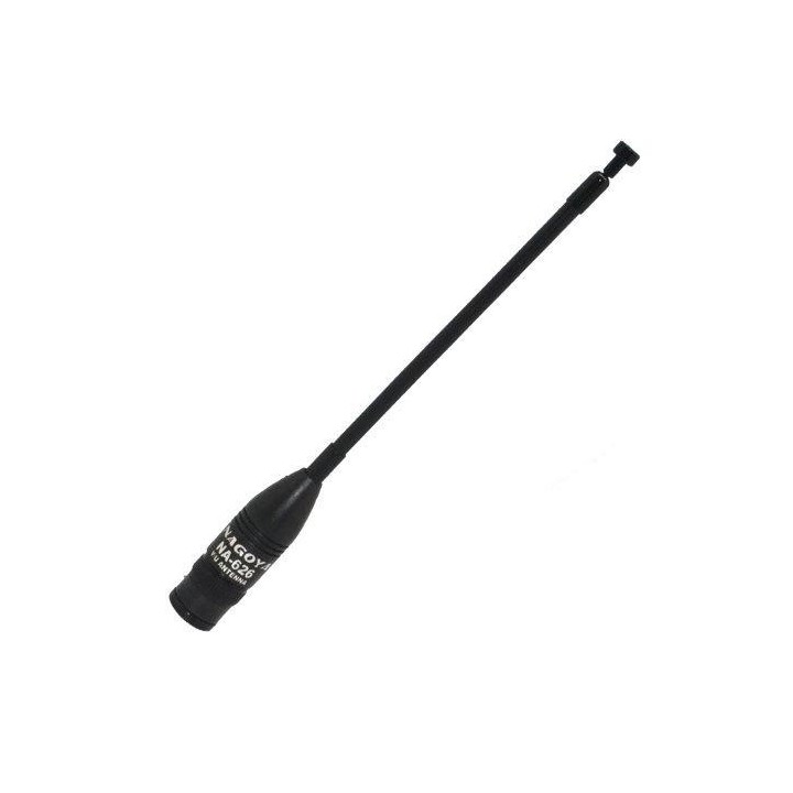 NA-626 - ANT. BIBANDA FLEXIBLE EXTENSIBLE 144/430 MHZ. 21.5 CM. CONECTOR BNC.