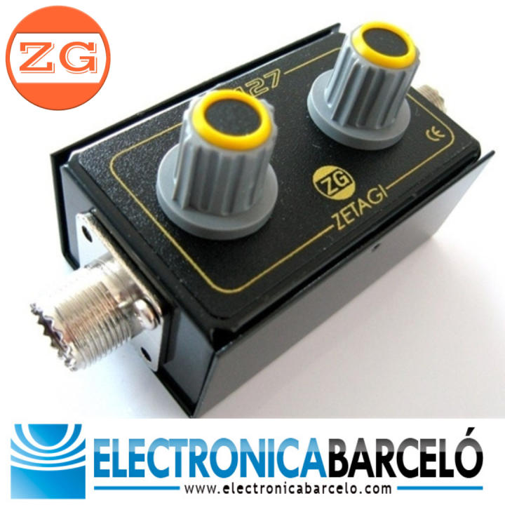 ZETAGI MM27 /MM-27 Acoplador de antena para CB 26-28 MHZ  100 WATT