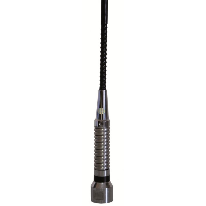 S-1000 - Antena móvil para CB, varilla de fibra bobinada, ajustable, con muelle.