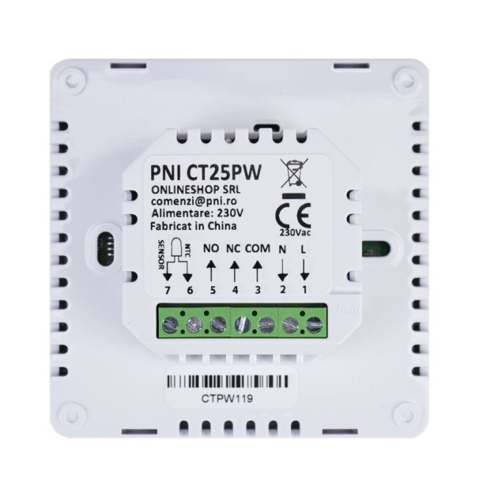 PNI CT25PW TERMOSTATO INTELIGENTE CON WIFI