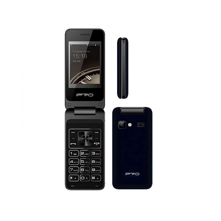 Teléfono básico con tapa IPRO V10 FLIP BLACK