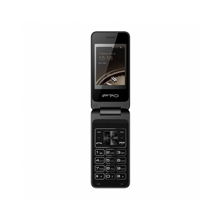 Teléfono básico con tapa IPRO V10 FLIP BLACK