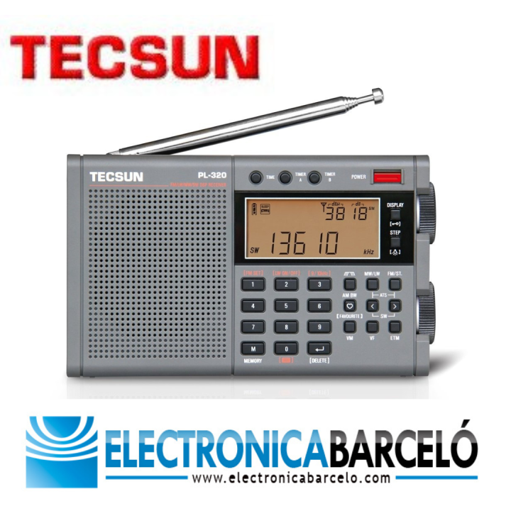 TECSUN PL-320 RECEPTOR DIGITAL MULTIBANDA
