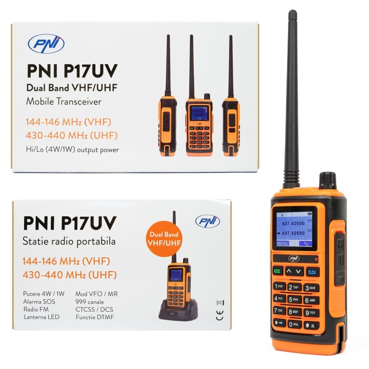 PNI P17UV WALKIE DOBLE BANDA UHF/VHF