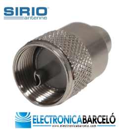 PL-259-L - CONECTOR PL-259 LARGO PARA RG-58 Y SIMILARES
