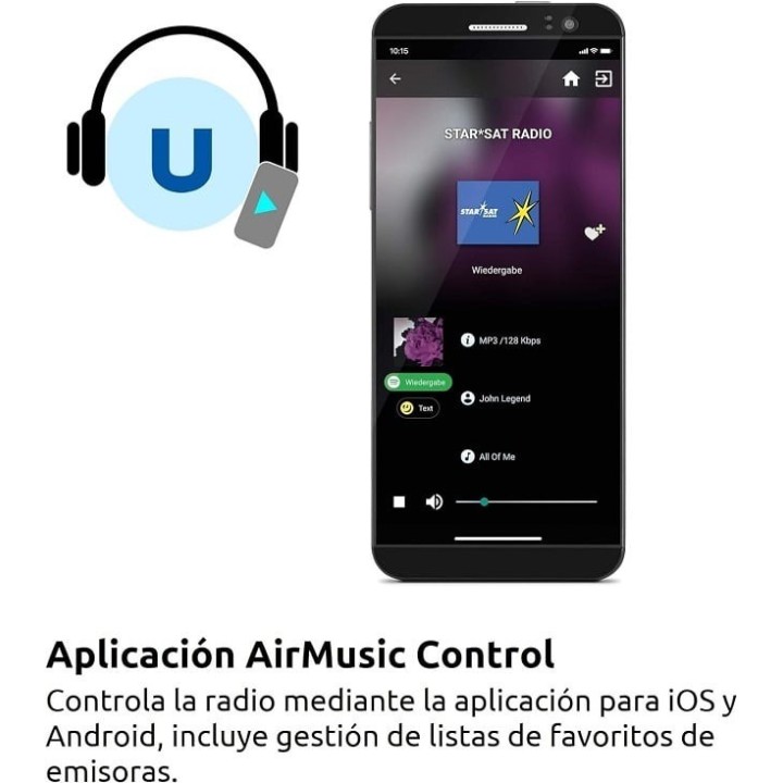 TECHNISAT STERNRADIO IR 2 NEGRO, RECEPTOR RADIO INTERNET PORTÁTIL