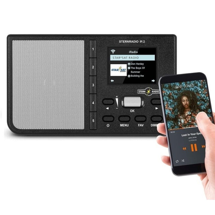 TECHNISAT STERNRADIO IR 2 NEGRO, RECEPTOR RADIO INTERNET PORTÁTIL