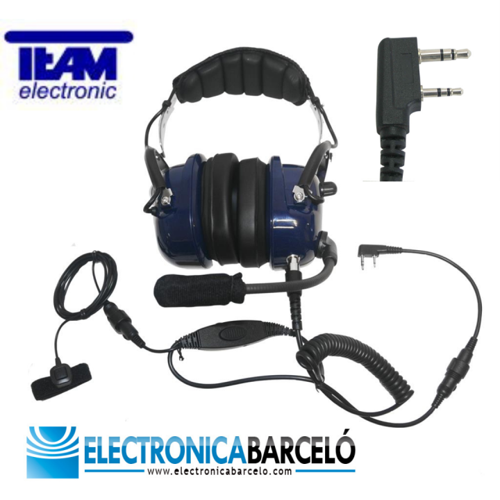 PR-2309 Micro-cascos TEAM para entornos ruidosos