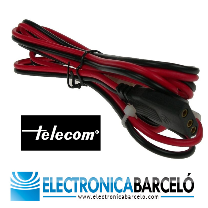 CABLE ALIMENTACION 3 PINS para Emisoras con  fusible