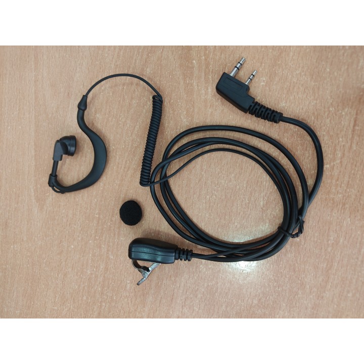 HRT-E-22C/K1 Micro-auricular con PTT de solapa conexión K KENWOOD