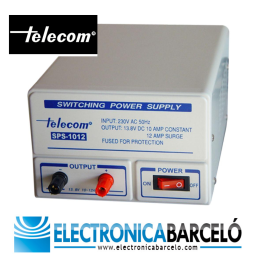 SPS-1012 - Fuente alimentación conmutada 10-12 A.