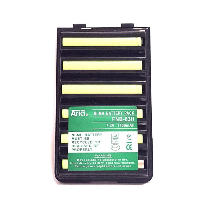 FNB-83-H - Batería para YAESU VX-110/120/146/150/160/170/180/210/246/180/400/428 7.2 V, 1700 mAH, Ni-Mh.