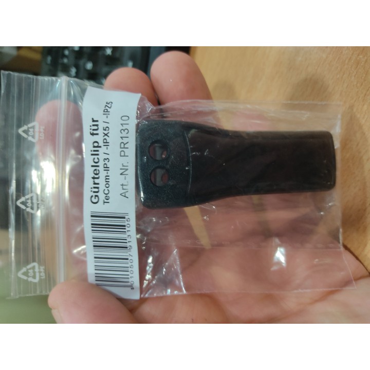 PR-1310 - PINZA Clip cinturón para TeCom IP3